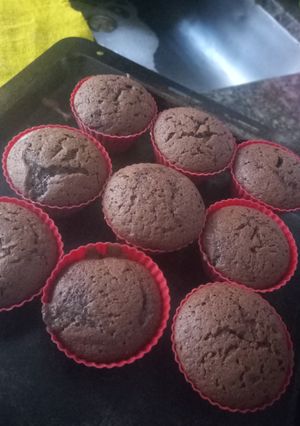 Una foto de Muffins de café y Nesquik