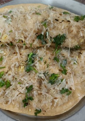 A picture of Mooli ka parantha.