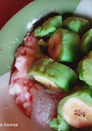 Foto resep Es Pisang Ijo
