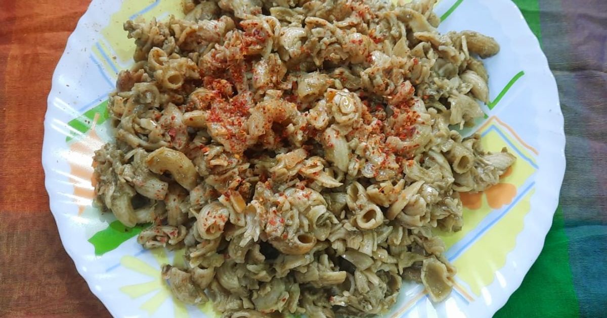 Coriander Pesto Chifferi Rigati Recipe by ZMA - Cookpad
