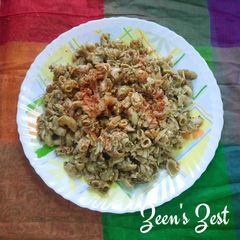 A picture of Coriander Pesto Chifferi Rigati.
