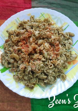 A picture of Coriander Pesto Chifferi Rigati.