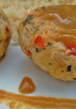 Una foto de Albóndigas de pollo