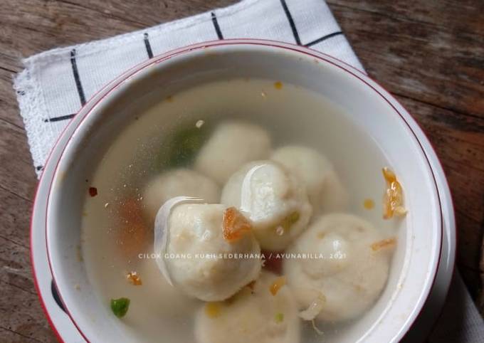 Standar Resep  buat Cilok Goang Kuah Sederhana dijamin enak