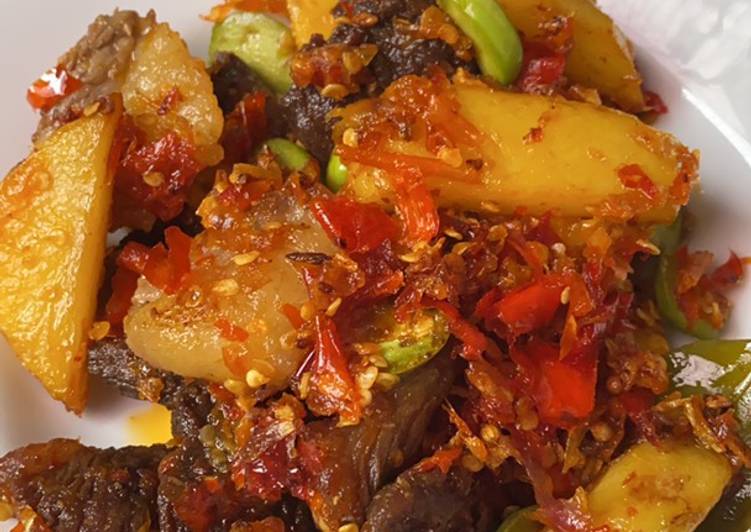 Dendeng Balado Pete Anti Ribet