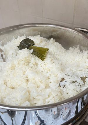Foto resep Bikin Nasi uduk kukus di UK dengan long grain rice