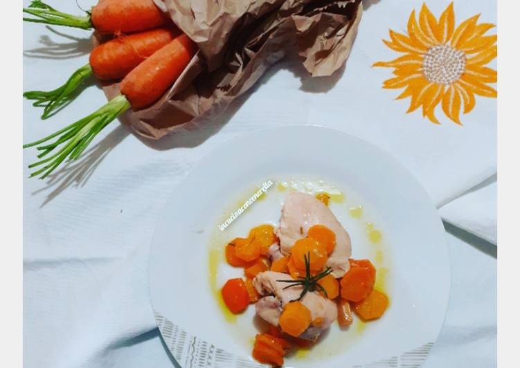 Sovracosce di pollo alle carote