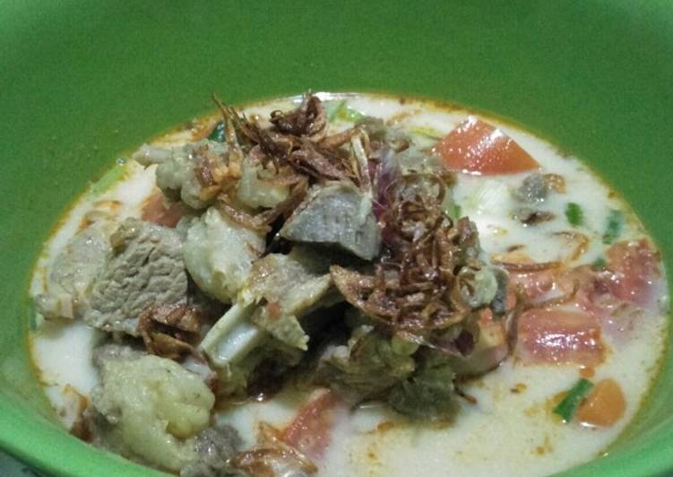 Resep Soto betawi bumbu bamboe Yang Lezat Sekali