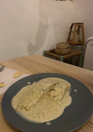 Una foto de Salmón al perejil