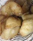 Peras y manzana caramelizadas