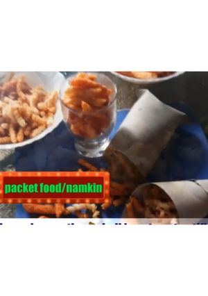 A picture of Packed food (dry namkeen).