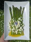 🌿Asperges rôties feta thym romarin