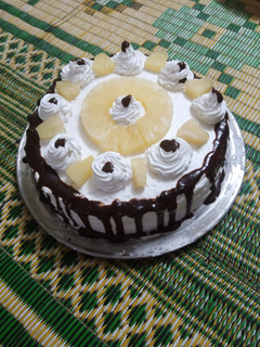 A picture of Black Forest cake.
