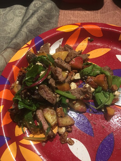 A picture of Steak & Nectarine Salad.
