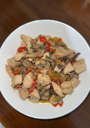 Foto resep Tumis Ayam Jamur