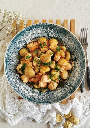 Foto de Tofu com Castanhas