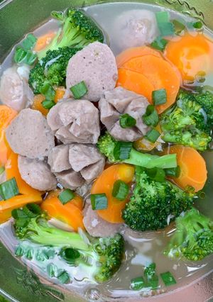 Foto resep Sup bakso brokoli 🥦