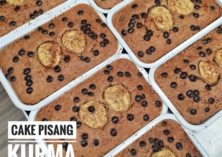 Masakan Populer Cake Pisang Kurma Enak Sempurna