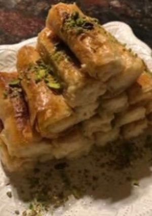 صورة لوصفة زنود الست بالقشطه 😋
