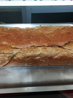 Una foto de Banana bread integral