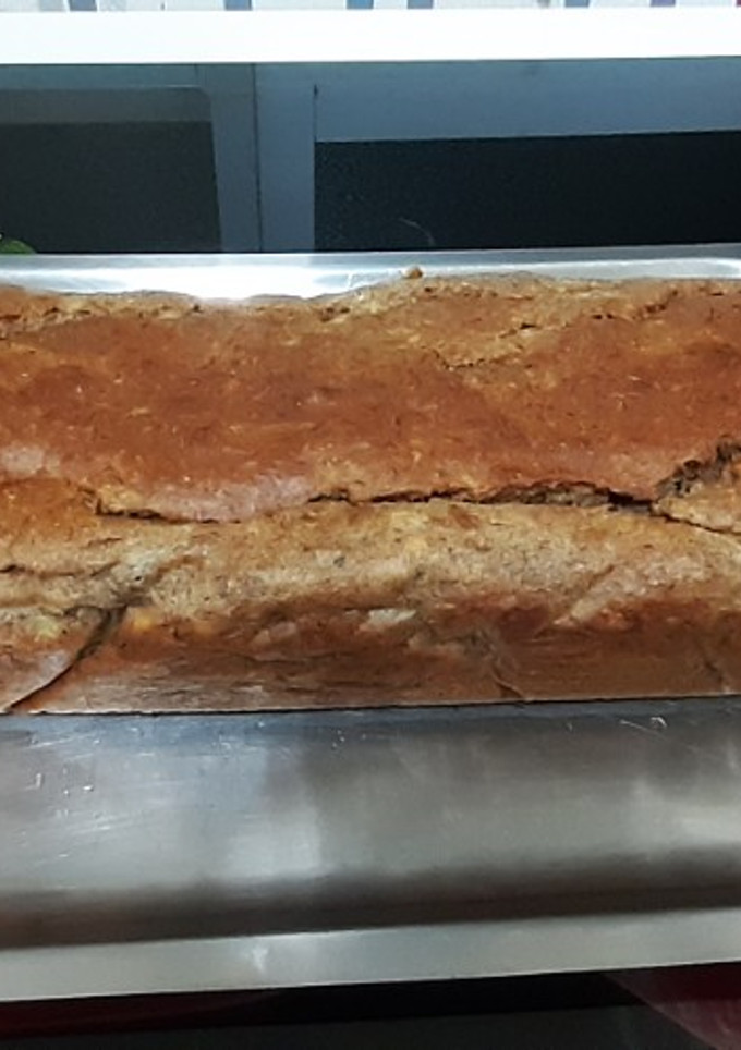 Una foto de Banana bread integral