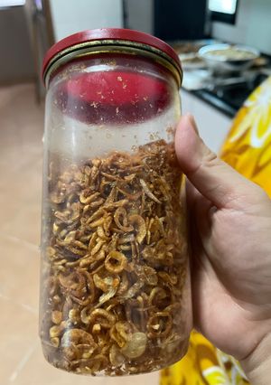 A picture of Fried Onion Oil.