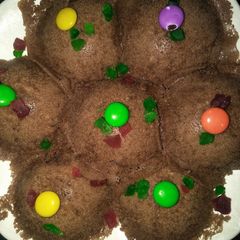 A picture of Choco idli cake.