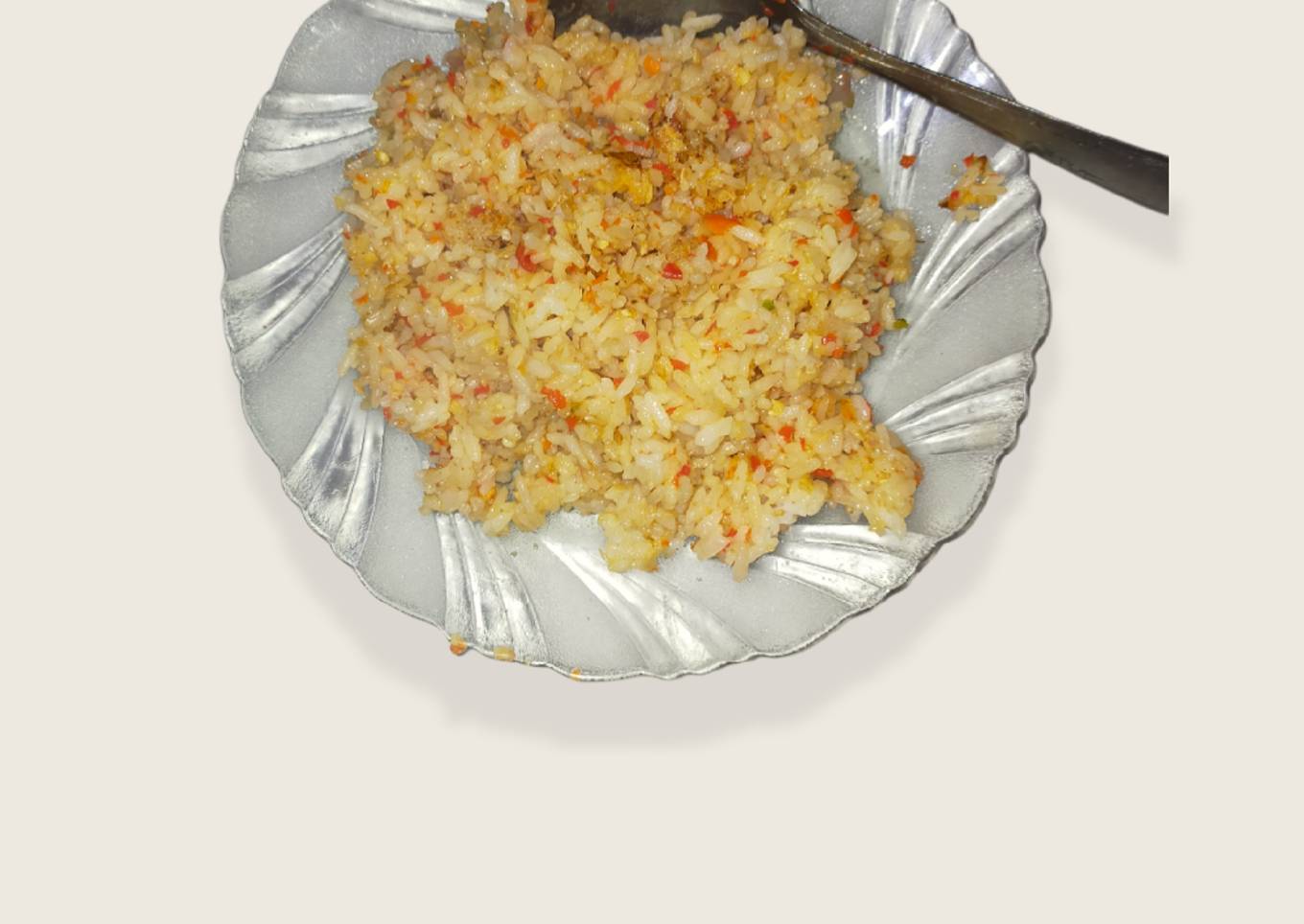 Nasi goreng pedas bumbu uleg