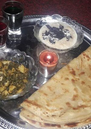 A picture of Aloo maithi.