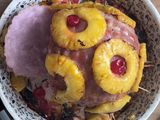 Pierna de cerdo ahumada con piña