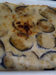 Una foto de Mousaka o pastel de berenjenas