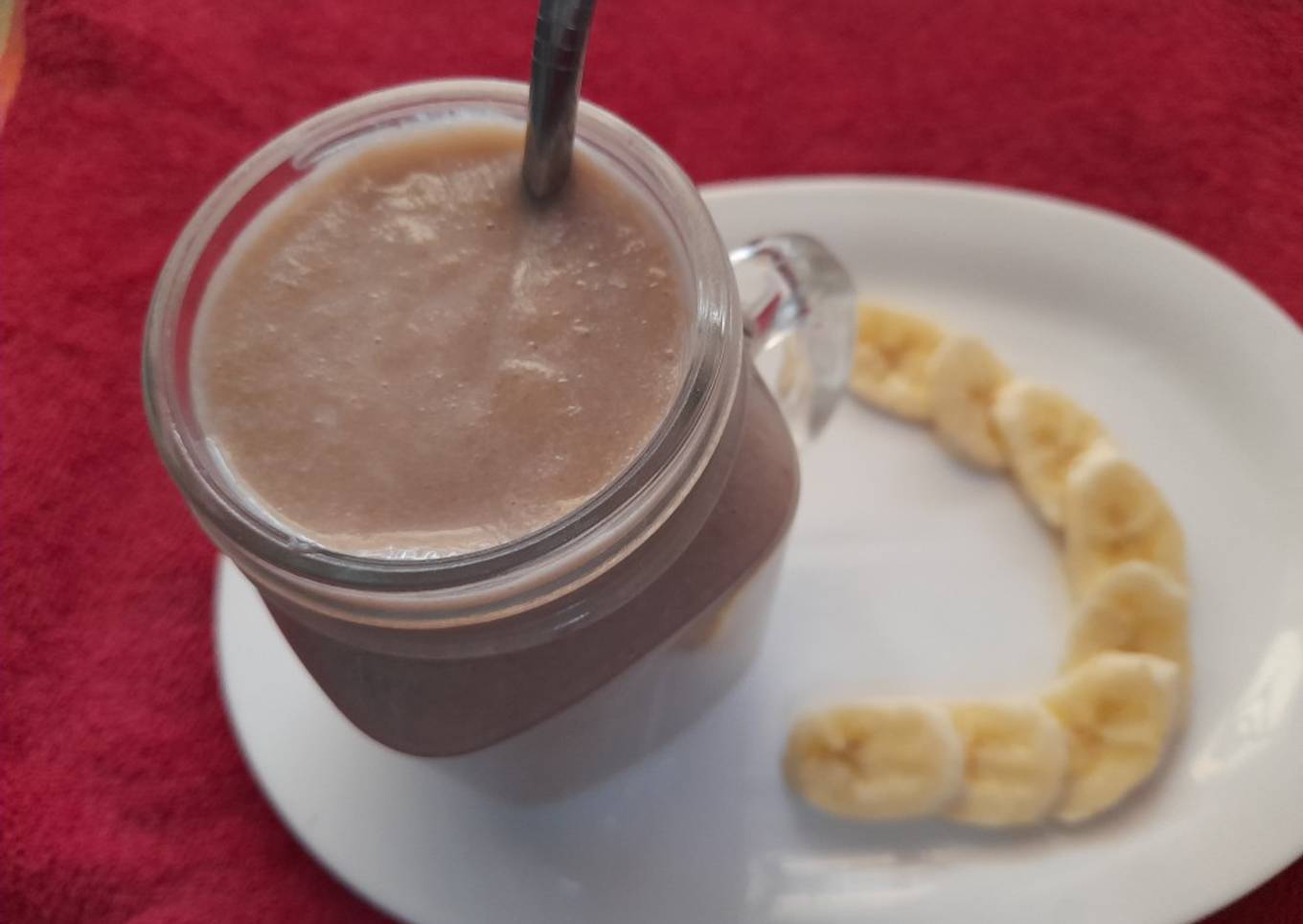Banana apple smoothie