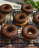 Banana bread donuts