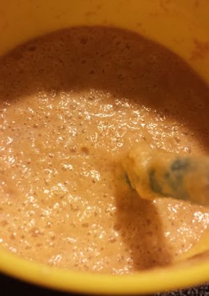 A picture of The AMAZING Peanut Butter Banana Chocolate Milkshake!!.
