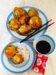Chinesische Auberginentaler Rezepthauptbild