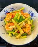 Bồn Bồn Xào Tôm