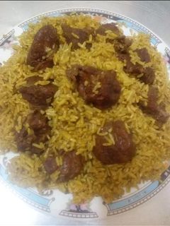 صورة لوصفة كبسة لحمة