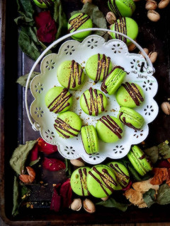 Foto resep Pistachio French macaron
