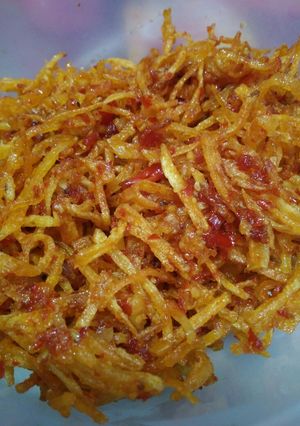 Foto resep Kentang Mustofa / kentang kering balado