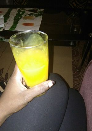 A picture of Mango juice.