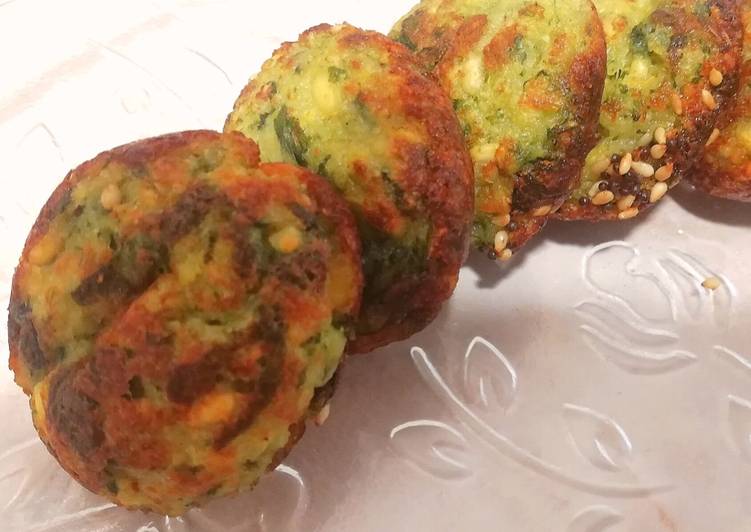 Cheesy Spinach Corn Appe