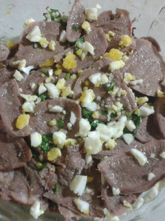 Una foto de Lengua a la vinagreta