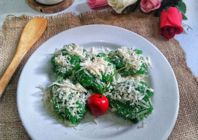 resep cara mengolah Ongol Ongol Pandan Keju