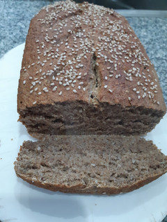 Una foto de Pan integral tipo westfalia o hausbrot