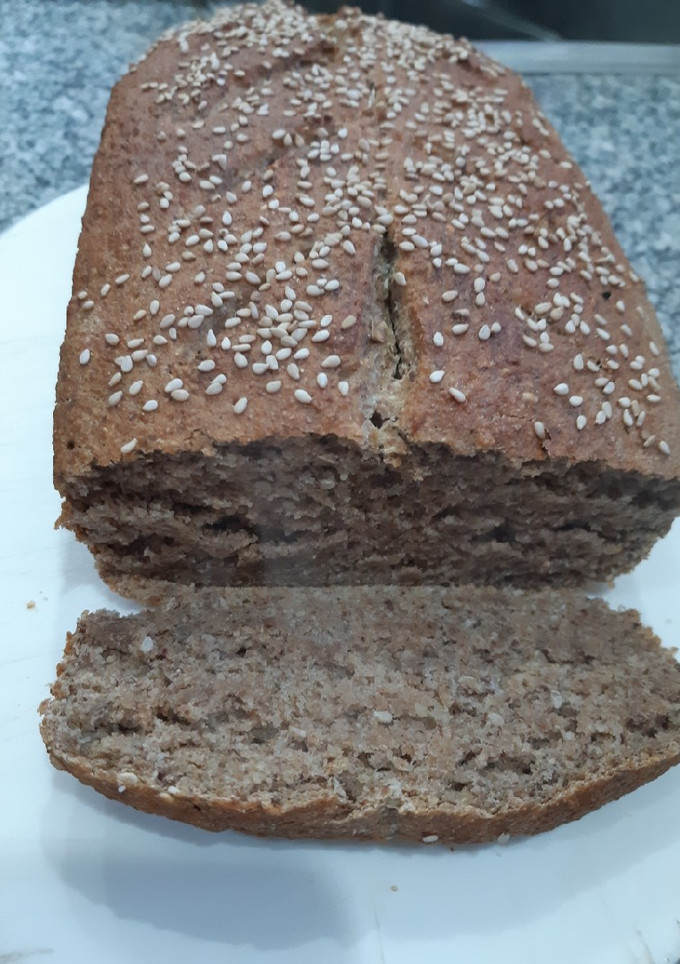 Una foto de Pan integral tipo westfalia o hausbrot