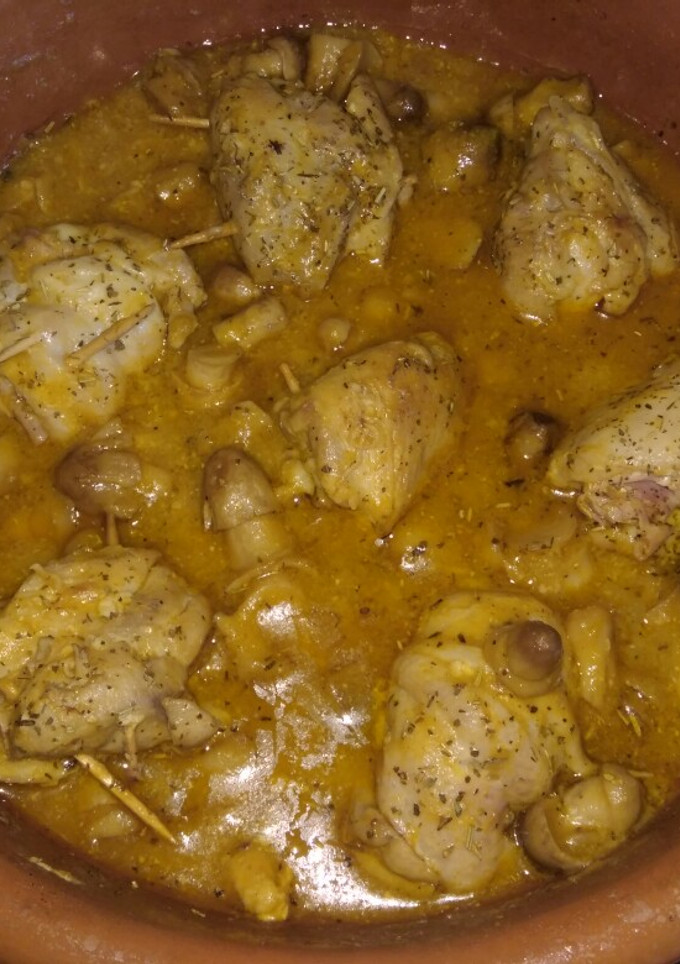 Una foto de Contramuslos de pollo con jamón y queso