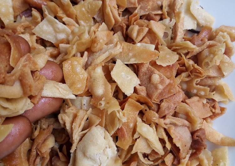 Steps to Make Speedy Samosa wrap crunch