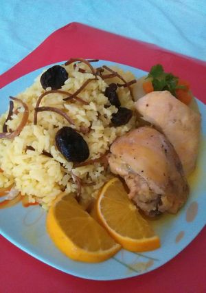 Una foto de Pollo a la naranja tipo dieta