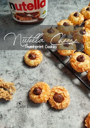 Foto resep Nutella Cheese Thumbprint Cookies