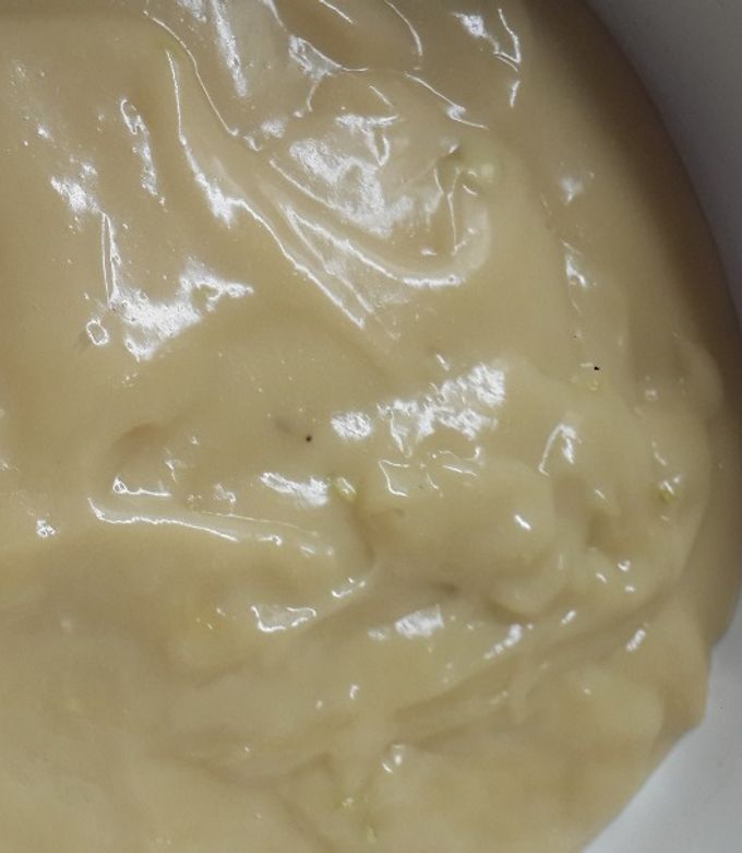 Una foto de Crema pastelera sin leche